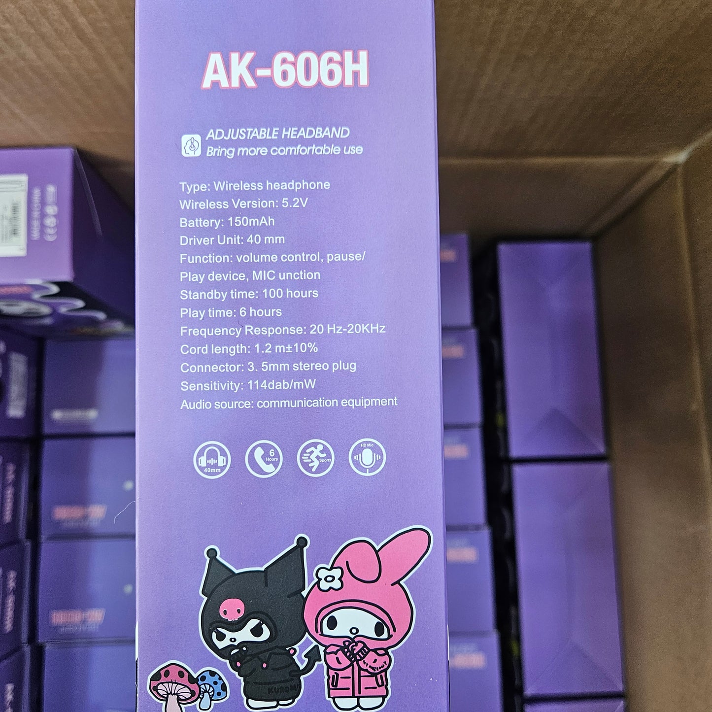 Audífonos KUROMI Bluetooth sonido HD